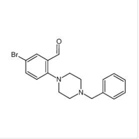 2-(4-苄基-1-哌嗪)-5-溴-苯甲醛|883512-03-6 