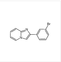 2-(3-溴苯基)-咪唑并[1,2-a]吡啶	|419557-33-8	 