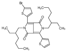 2,5-双(2-乙基己基)-3-(5-溴-噻吩-2-基)-6-(噻吩-2-基)-吡咯并[3,4-c]吡咯-1,4-二酮|1308671-90-0 