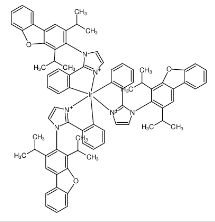 三[1-(2,4-二异丙基二苯并[b,d]呋喃-3-基)-2-苯基咪唑]合铱|1331833-06-7 