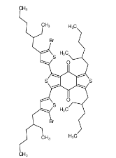 1,3-双[(5-溴-4-(2-乙基己基)噻吩-2-基]-5,7--双(2-乙基己基)苯并[1,2-C:4,5-C']二噻吩-4,8-二酮|1439937-07-1 