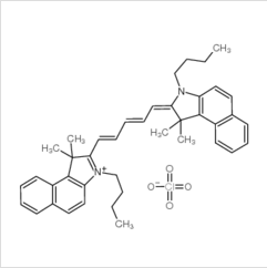 4,5:4’,5’-二苯并-1,1’-二丁基-3,3,3’,3’-四甲基吲哚二碳菁高氯酸盐| 121482-73-3 