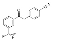 4-{2-氧代-2-[3-(三氟甲基)苯基]乙基}苯甲腈|146653-56-7 