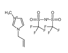 1-烯丙基-3-甲基咪唑双三氟甲磺酰亚胺盐|655249-87-9 