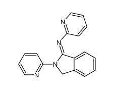 (E)-N-[2-(pyridin-2-yl)isoindolin-1-yl-idene]pyridine-2-amine|1045824-30-3 