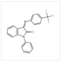 (Z)-1-苯基-3-(4-(三氟甲基)苯基亚氨)吲哚啉-2-酮|303984-47-6 