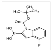 2-硼-4-氟-1H-吲哚-1-羧酸-1-(1,1-二甲基乙基)酯|1000068-25-6 