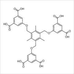 5,5',5''-(2,4,6-trimethylbenzene-1,3,5-triyl)trismethylene-trisoxy-triisophthalic acid/1159974-70 